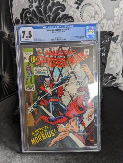 Amazing Spider-Man #101 - Marvel 1971 CGC 7.5 (WP) 1st Appearance of Morbius
