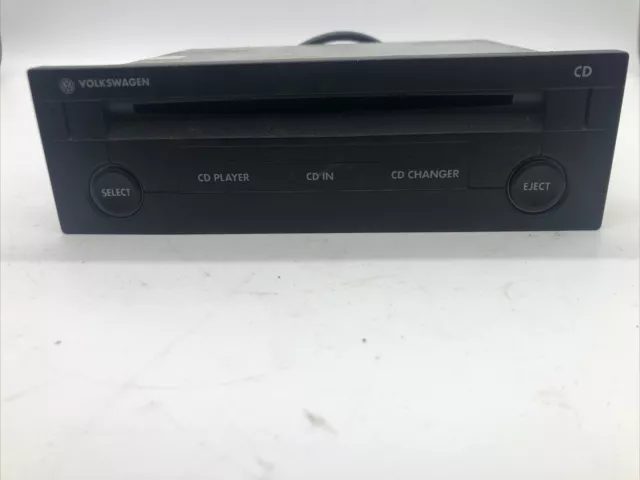 VW Jetta Golf GTI MK4 CD Player In Dash Changer with Jumper Harness VW Jetta Golf GTI MK4 CD Player In Dash Changer with Jumper Harness