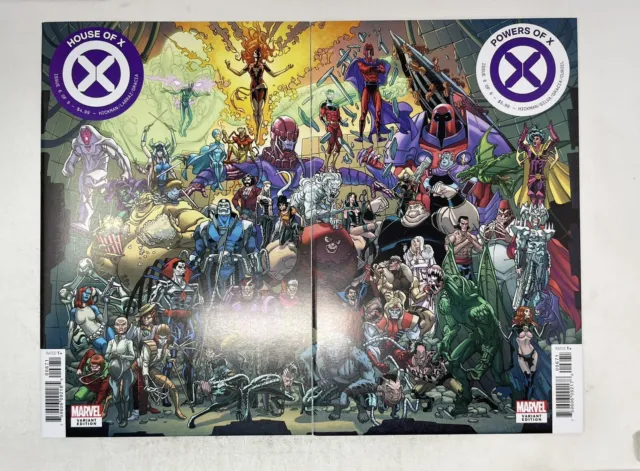 House of X Powers of X #6 Garron Connecting Variant Hickman Marvel Comics 2019