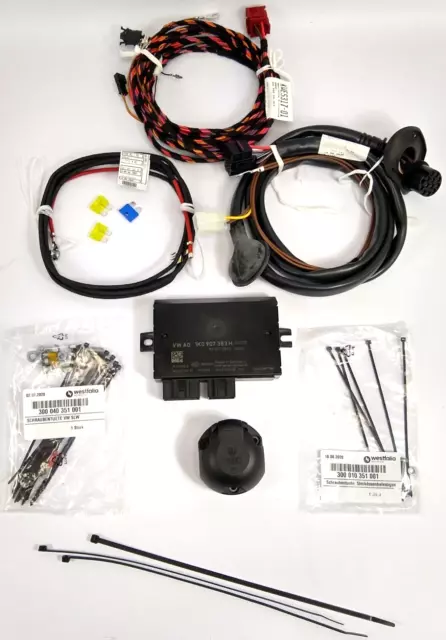 VW Caddy 2K Maxi 13 Pin Towbar Electrics ECU Wiring Kit GENUINE ACCESSORY