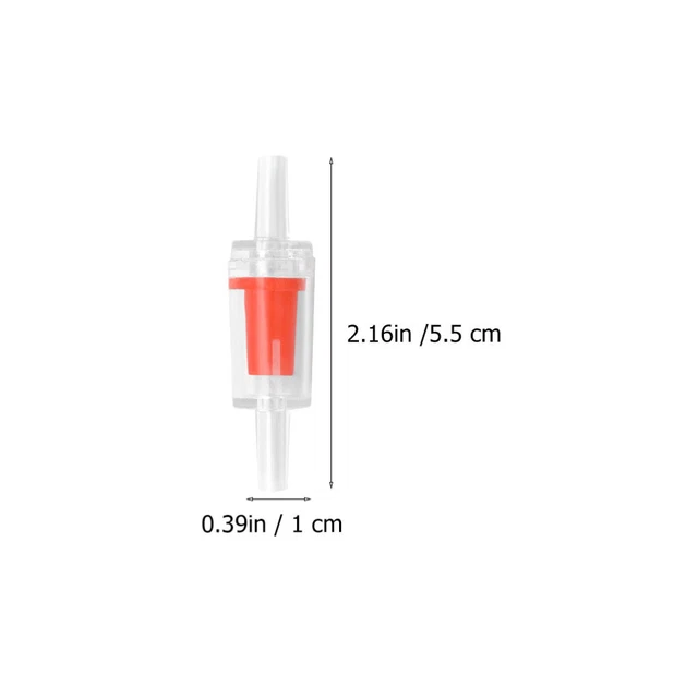 18Pcs Luftpumpe Überprüfen Ventile Airline Schläuche Überprüfen Ventile 6