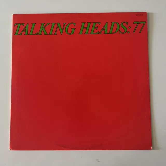 TALKING HEADS: 77 Vinyl Record LP 1977 Sire SR6036 W/ Inner Sleeve Lyrics