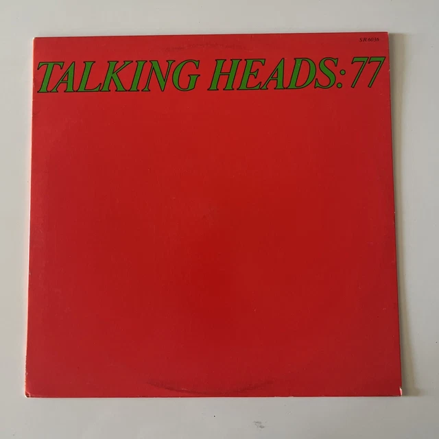 TALKING HEADS: 77 Vinyl Record LP 1977 Sire SR6036 W/ Inner Sleeve Lyrics TALKING HEADS: 77 Vinyl Record LP 1977 Sire SR6036 W/ Inner Sleeve Lyrics