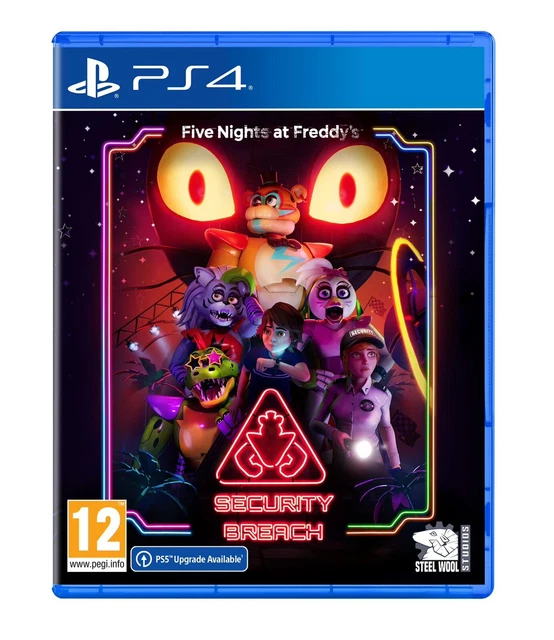FNAF FIVE NIGHTS At Freddys Security Breach PS4 game + 5 Exclusive