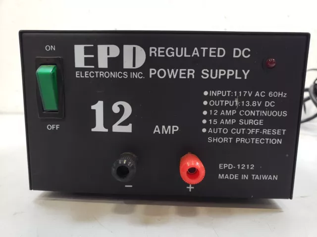 EPD Regulated DC Power Supply 12 AMP (Power Tested) 2