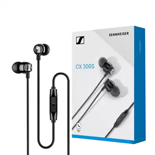 Sennheiser CX300S In Ear Headphones with One-Button Smart Remote Black&Red Sennheiser CX300S In Ear Headphones with One-Button Smart Remote Black&Red
