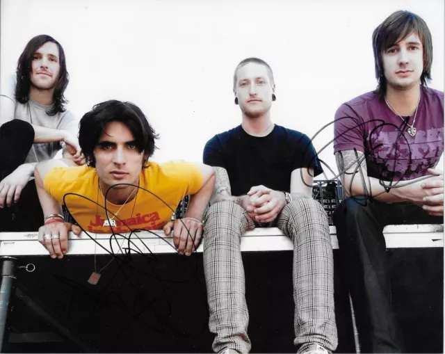 Autographed Tyson Ritter and Nick Wheeler The All American Rejects 8x10 Photo #5