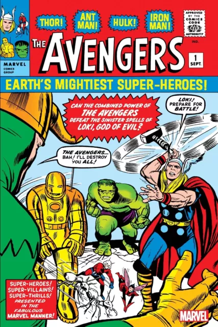 Avengers 1 Facsimile 2023 Edition Nm Reprint