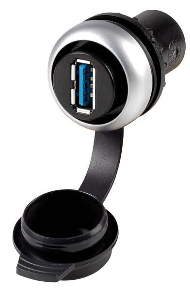 Toma de panel Eaton USB 3.0 Conector M22-USB Toma de panel 147539