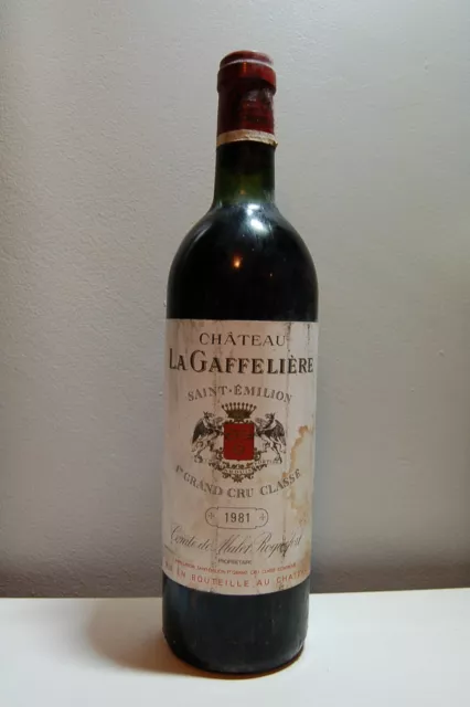 Vin Châteaux la gaffelière saint-émilion 1er grand cru classé