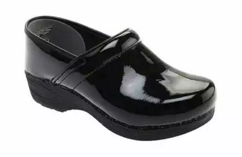 Dansko XP 2.0 Black Patent Women's Clogs - NEW -  Choose Size & Width