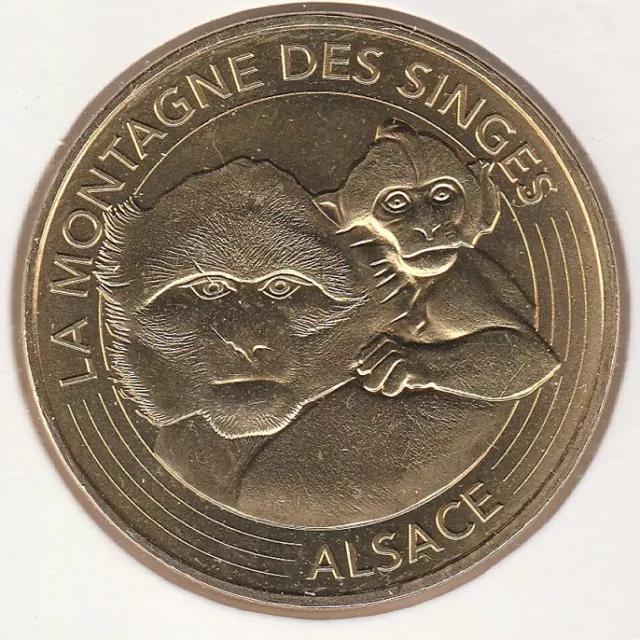 2017 MONNAIE DE PARIS 67 KINTZHEIM Montagne des Singes -Mere et son petit 