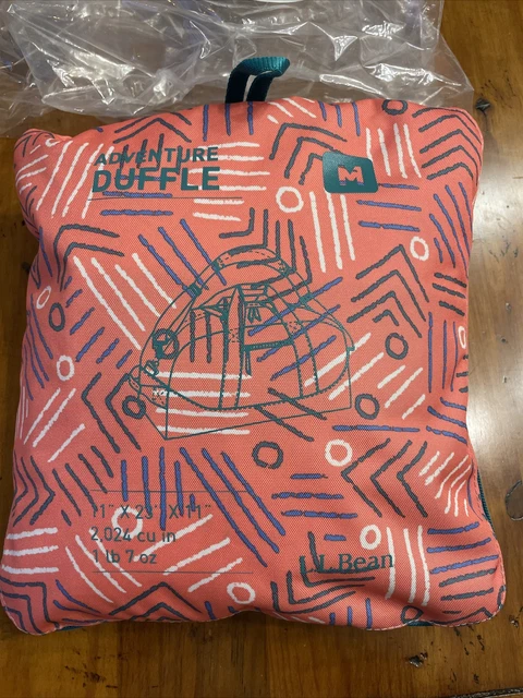 New LL Bean Kids Adventure Duffle Bag overnight weekend gym Carry On Nylon