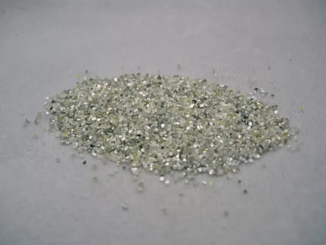 5.00 Cts Raw Natural White Diamond Dust Powder Rough Lot - Genuine  Sparkling Gem