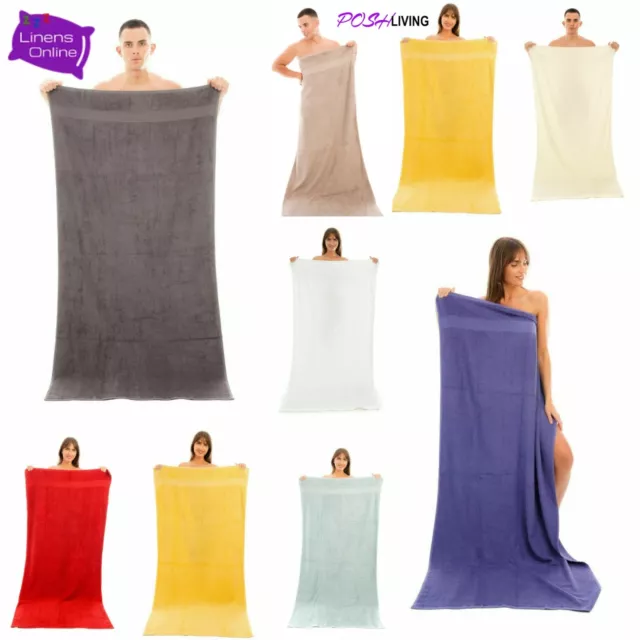 Extra Large Jumbo Bath Sheets 100% Egyptian Cotton Big XL Towels Quality 500GSM