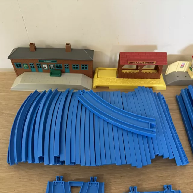 TOMY Blue Tracks 110+ Lot Thomas & Friends Trackmaster Motorised Railway Trains 3