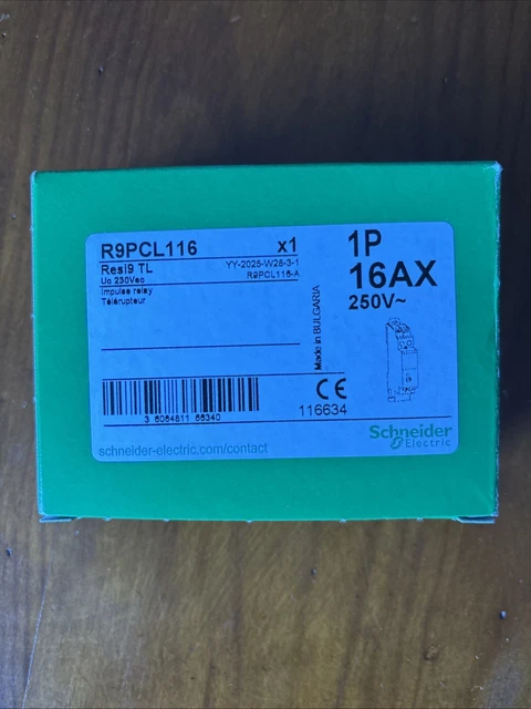 Extension Pour Télérupteur Schneider – 16A – 1NO/NF+1NO – 230/240V – Réf A9C32816 – Neuf