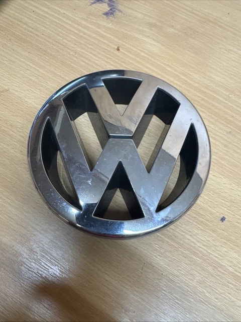 Vw Golf Mk5 Front Bumper Grille Badge Chrome 1T0853601A