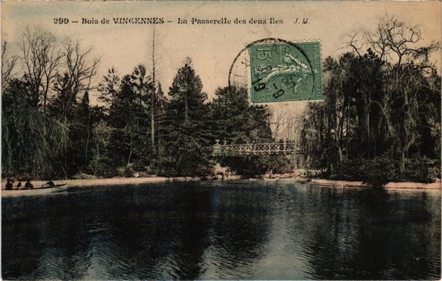 CPA Vincennes La Passerelle des deux Iles (1347313)