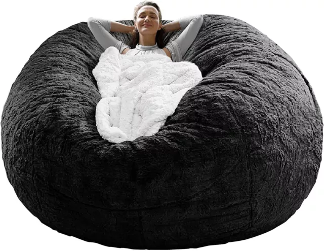 Microsuede Large Giant Bean Bag Memory Living Room Chair Soft