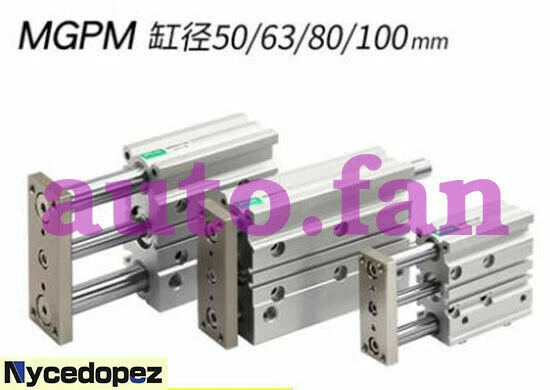 Cylinder MGPM100-25Z To Triple-axis/rod MGPM100 Series High-thrust 400Z Guiding