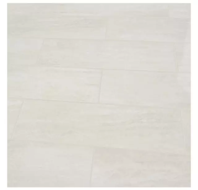 Pack of  10  Beige Gloss Stone Effect Ceramic Tile, (L)600mm (W)200