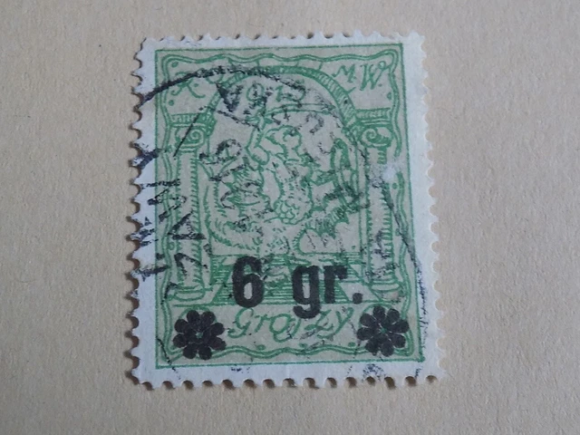 Polen  1916 Mi.Nr. 10   Stadtpost Warschau Gestempelt