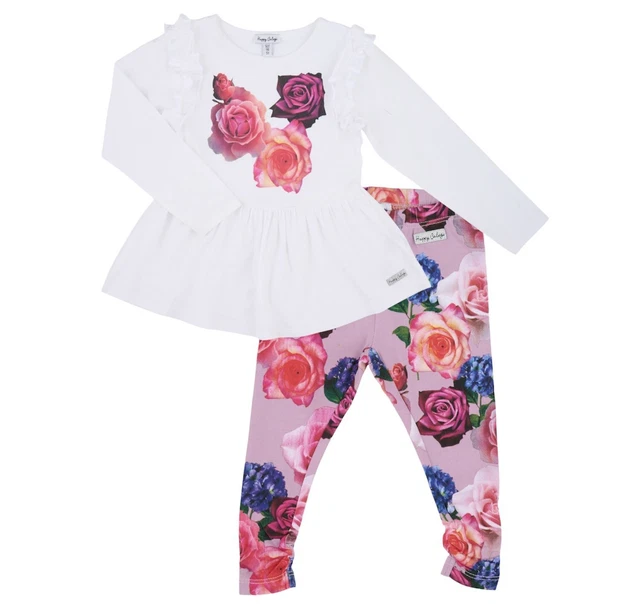 Tunica floreale Happy Calegi Yoshie &/o leggings mix & match nuovi con etichette fino al 43% di sconto 2