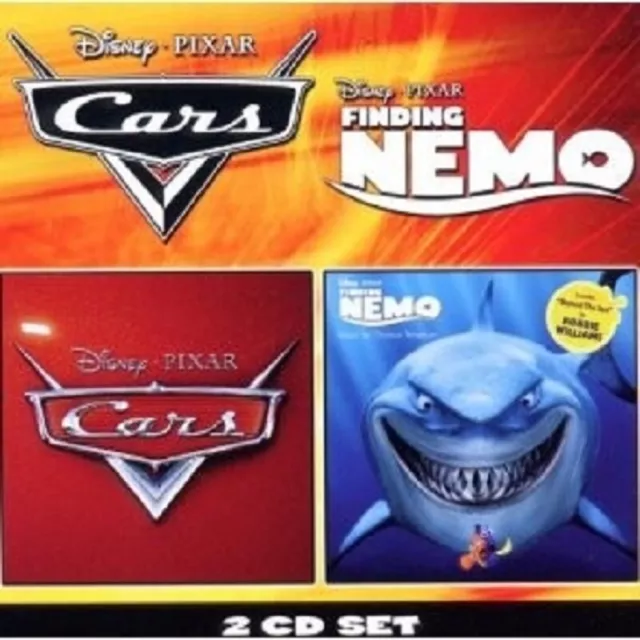 Cars + Finding Nemo 2 Cd Original Soundtrack New