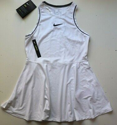 Nike Court Dri Fit Racerback vestito da tennis-bianco AR2502-100 - Girls S M L