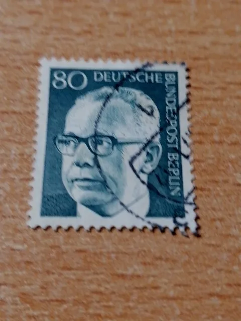 Briefmarken Berlin 1971 MiNr 367 Bundespräsident Gustav Heinemann gestempelt