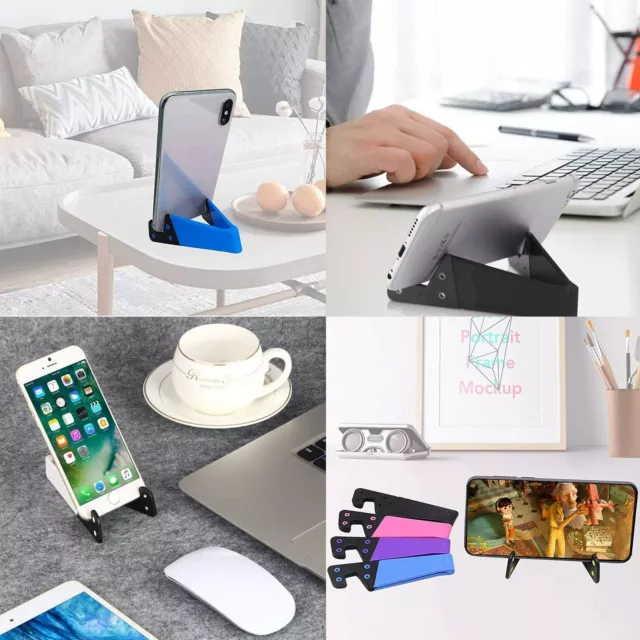 Portable Universal Foldable Mobile Phone Stand Holder For Smartphone Tablet PC 3