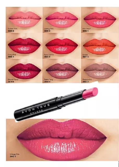 AVON TRUE COLOUR BEAUTY langanhaltender Lippenstift + neue Farben, Farbwahl