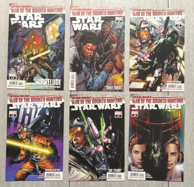Star Wars War Of The Bounty Hunters Complete Set 34 Book Crossover Marvel 2021 3