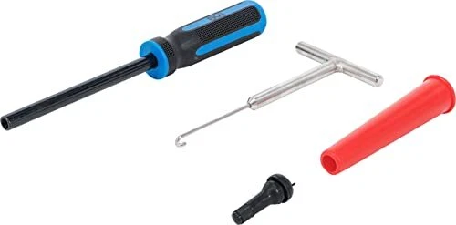 BGS 8766 - Ensemble d'outils rétractables à valve de pneu Multicolore 4 pièces