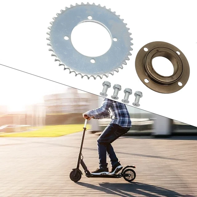 Scooter fiable roue arrière T8F 44T pignon chaîne entraînement engrenage arge