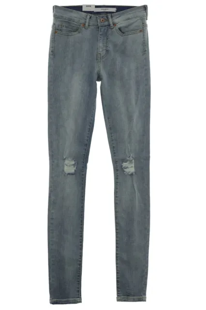 Vero Moda Seven 7 Jeans Elasticizzati Slim Fit Skinny Pantaloni Denim Donna Used