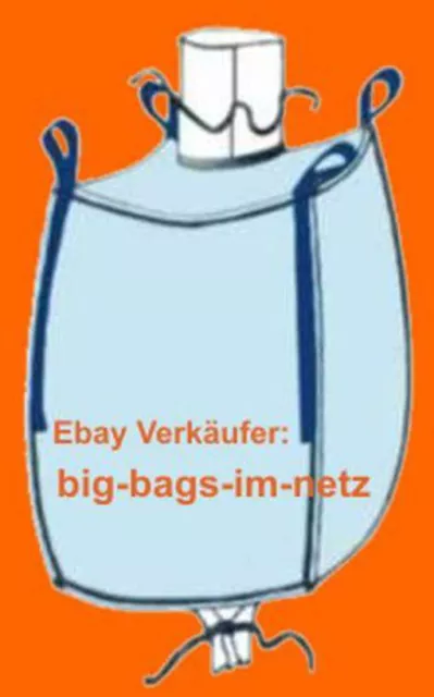 🚀 ☀️ 3 STÜCK BIG BAGS BAG ca. 91cm x 91cm x 160cm Bigbag SILOSACK Müllsack
