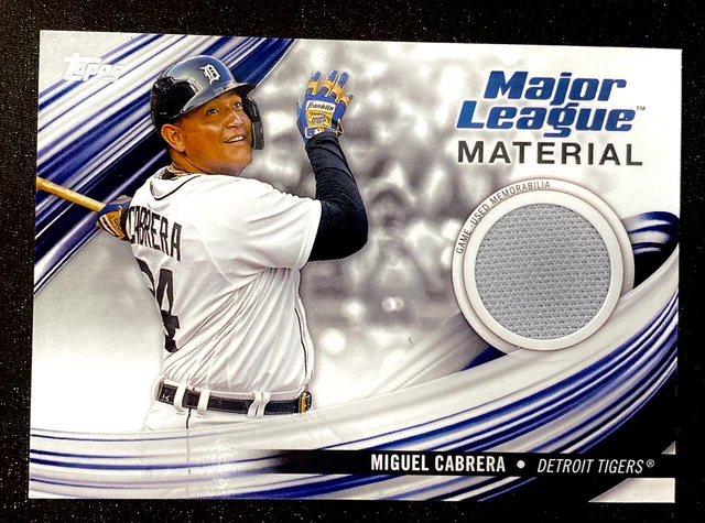 2023 Topps Major League Material Miguel Cabrera #MLM-MC Jersey Patch Relic