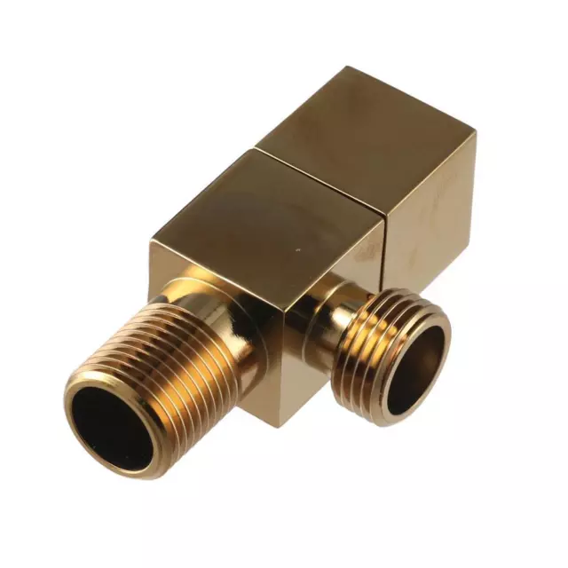 Brass G1/2"  Brushed Bidet Angle Stop Valve  Bathroom Shower