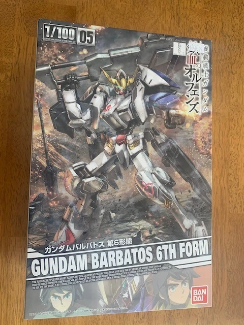BANDAI 1/100 GUNDAM Barbatos 6th Form Iron-Blooded Orphans Colored ...