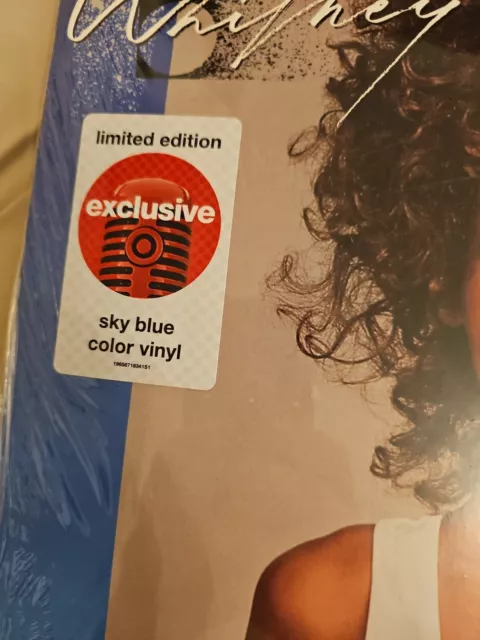 WHITNEY HOUSTON USA LP Whitney Sky BLUE VINYL TARGET EXCLUSIVE Limited Edition