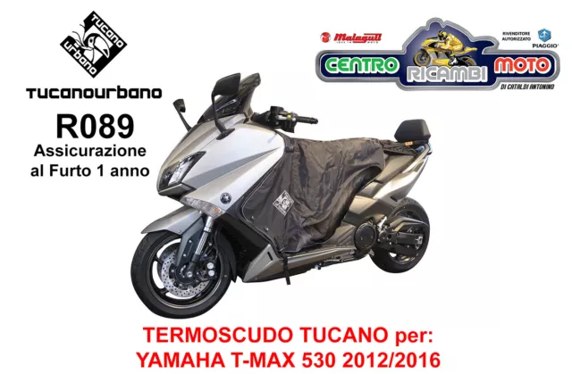 Coprigambe Termoscudo Tucano R089 con Assicurazione Yamaha T Max TMAX 530 2016