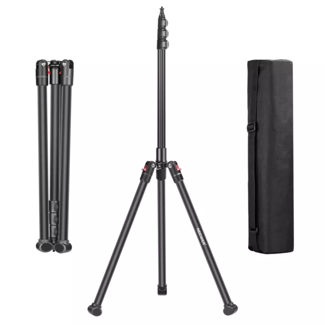 Neewer 78.7'' Photo Studio Lights Softboxes Tripod Light Stand and Carrying Case