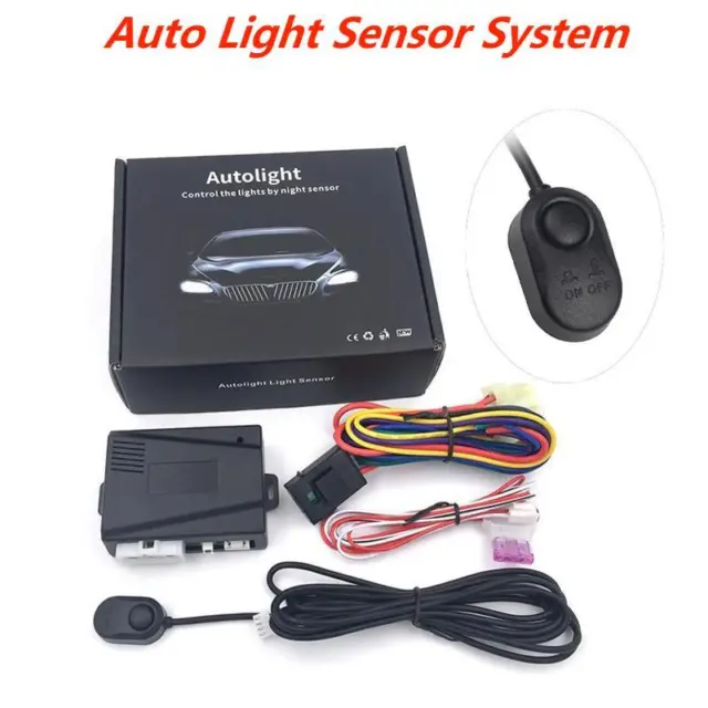 Automatic Headlight Light Sensor Sensor System 12V-DC 9V~16V DC ABS Button