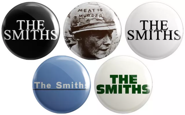 5 x The Smiths BUTTON PIN BADGES 25mm 1 INCH | Band Indie