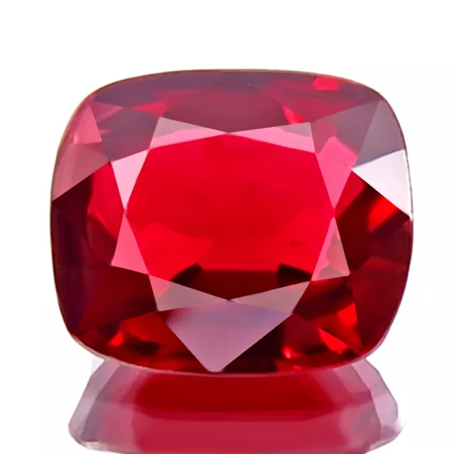 1.25ct NATURAL BEST 5A+ RED SPINEL UNHEATED CUSHION 7x6mm REAL VIBRANT COLOR GEM