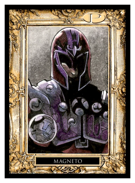 2017 Upper Deck UD Marvel Premier Sketch Hellfire Club Magneto 11/30 HC-11 JS