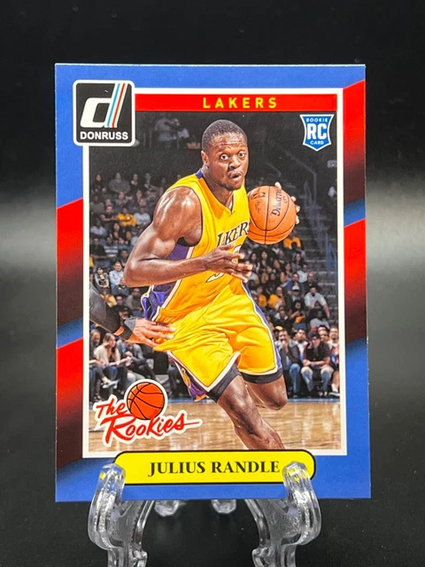 2014-15 DONRUSS THE Rookies #6 Julius Randle RC recrue Lakers Knicks ...