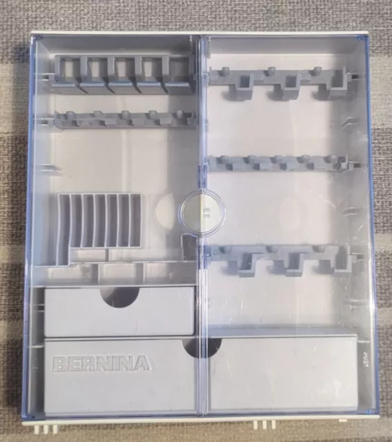Bernina Sewing Machine Accessory Storage Box Case for Feet & Bobbins Bernina Sewing Machine Accessory Storage Box Case for Feet & Bobbins